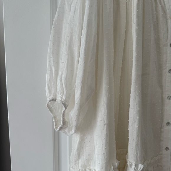 Vici White Oversized Mini Dress - Picture 3 of 7